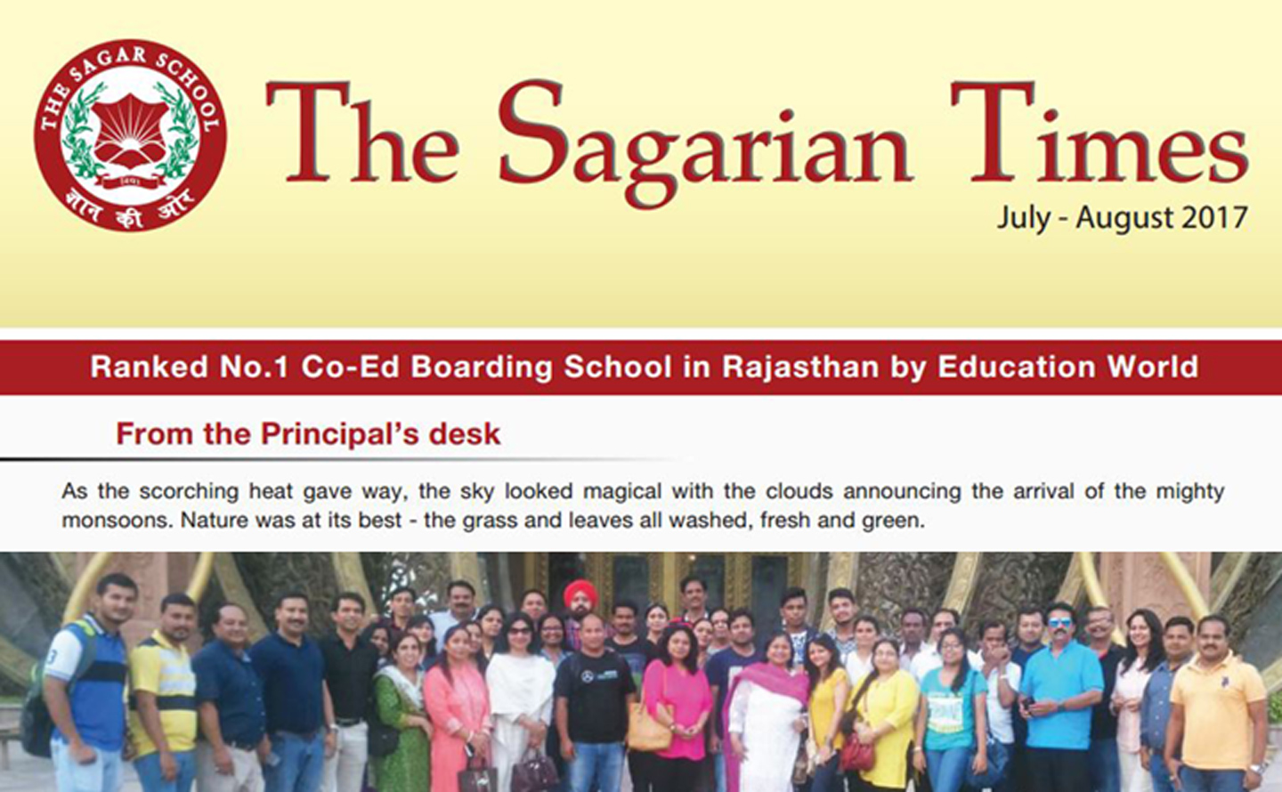 The Sagarian Times July - August 2017