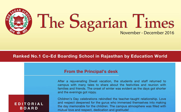 The Sagarian Times November - December  2016