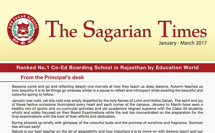 The Sagarian Times January - March  2017
