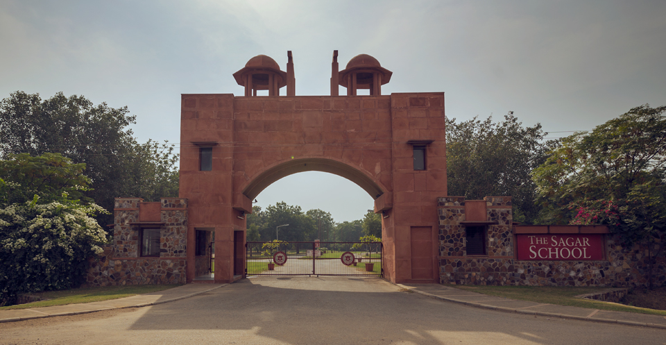 The Sagar School Entrance gate