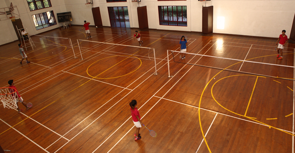 The Sagar School Badminton court