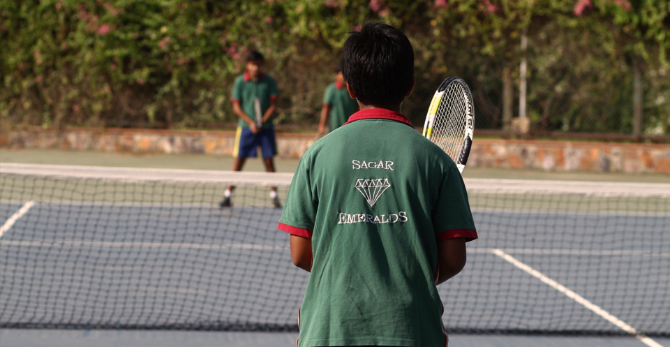 The Sagar School Lawn Tennis Court 
